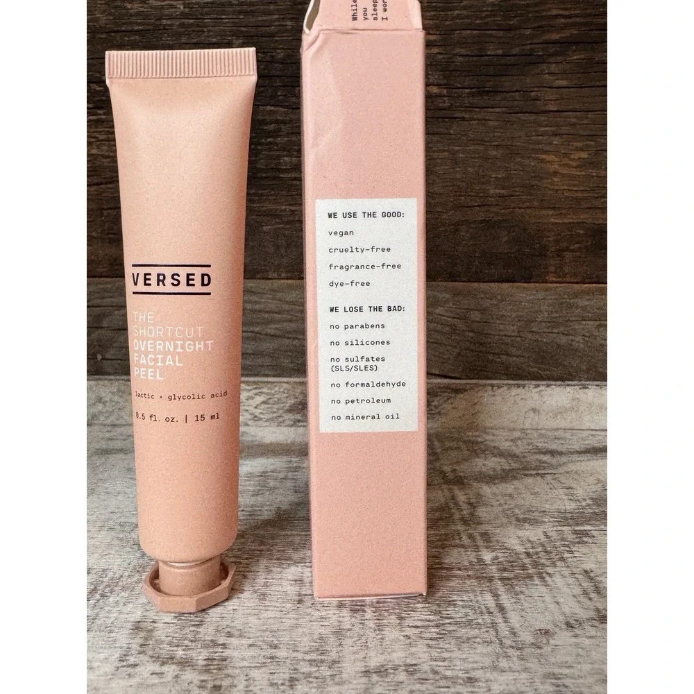 Versed The Shortcut Overnight Facial Peel‎ 0.5 oz NIB | MSRP = $18